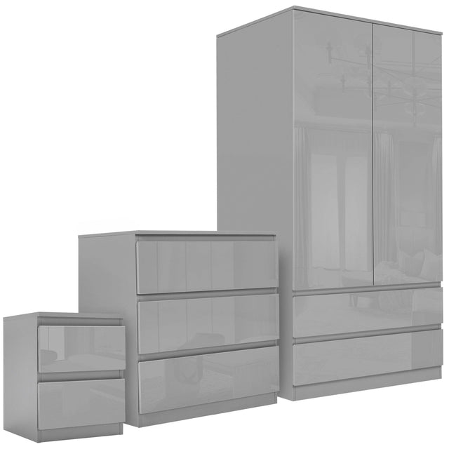 Grey bedroom furniture set - modern and sleek design for contemporary bedrooms