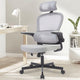 Shop Blisswood grey mesh office chair with grey back for comfort and style in the office.