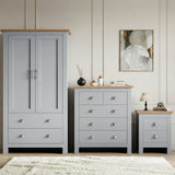 Shaker 3 Piece Bedroom Furniture Set - Wardrobe and Chest of Drawers