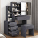 Dressing Table with Storage, Drawers and Mirror - Vanity Makeup Table