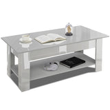High Gloss Lift Up Coffee Table With Storage