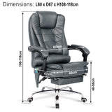 Blisswood 8 Point Massage Office Chair