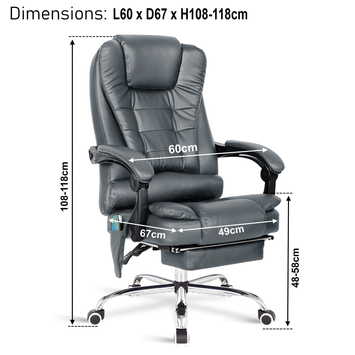 Blisswood 8 Point Office Massage Chairs