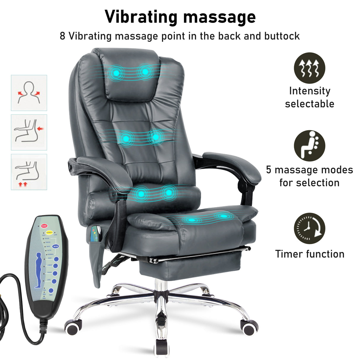 Blisswood 8 Point Massage Office Chair