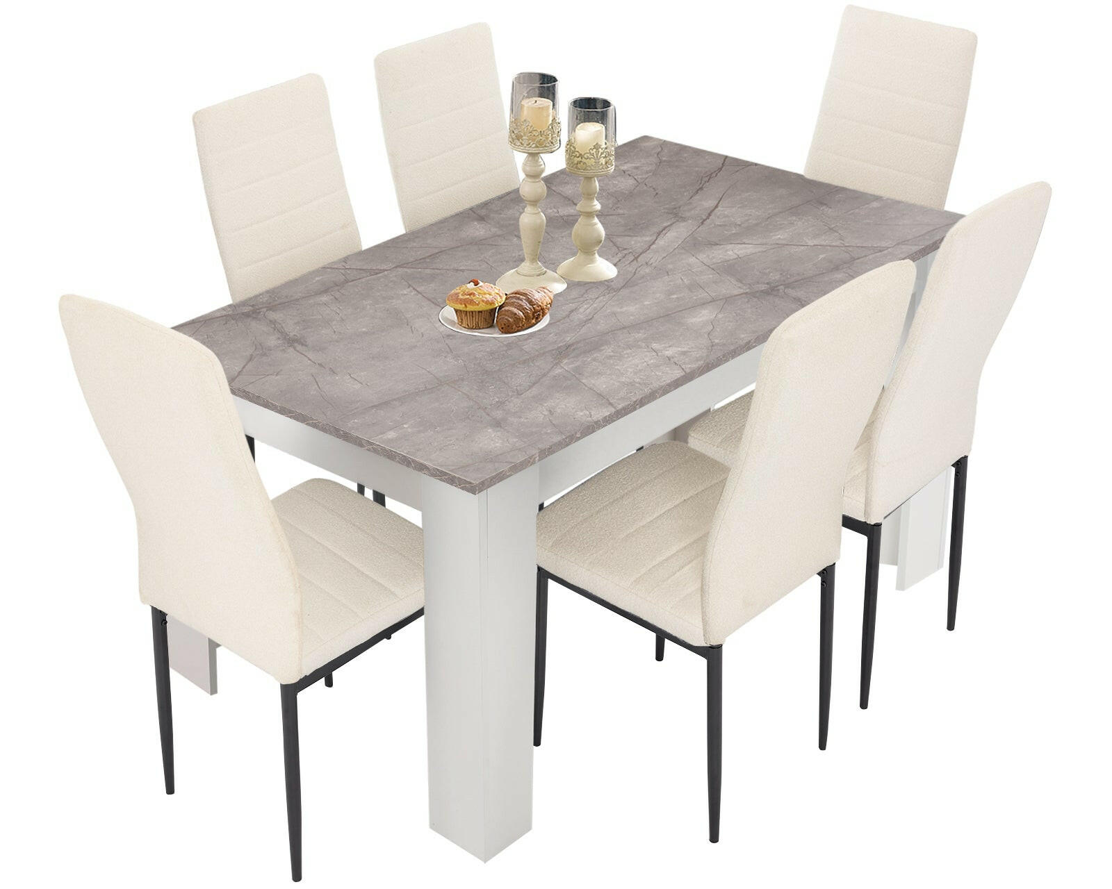 dining room table and chairs for 6
