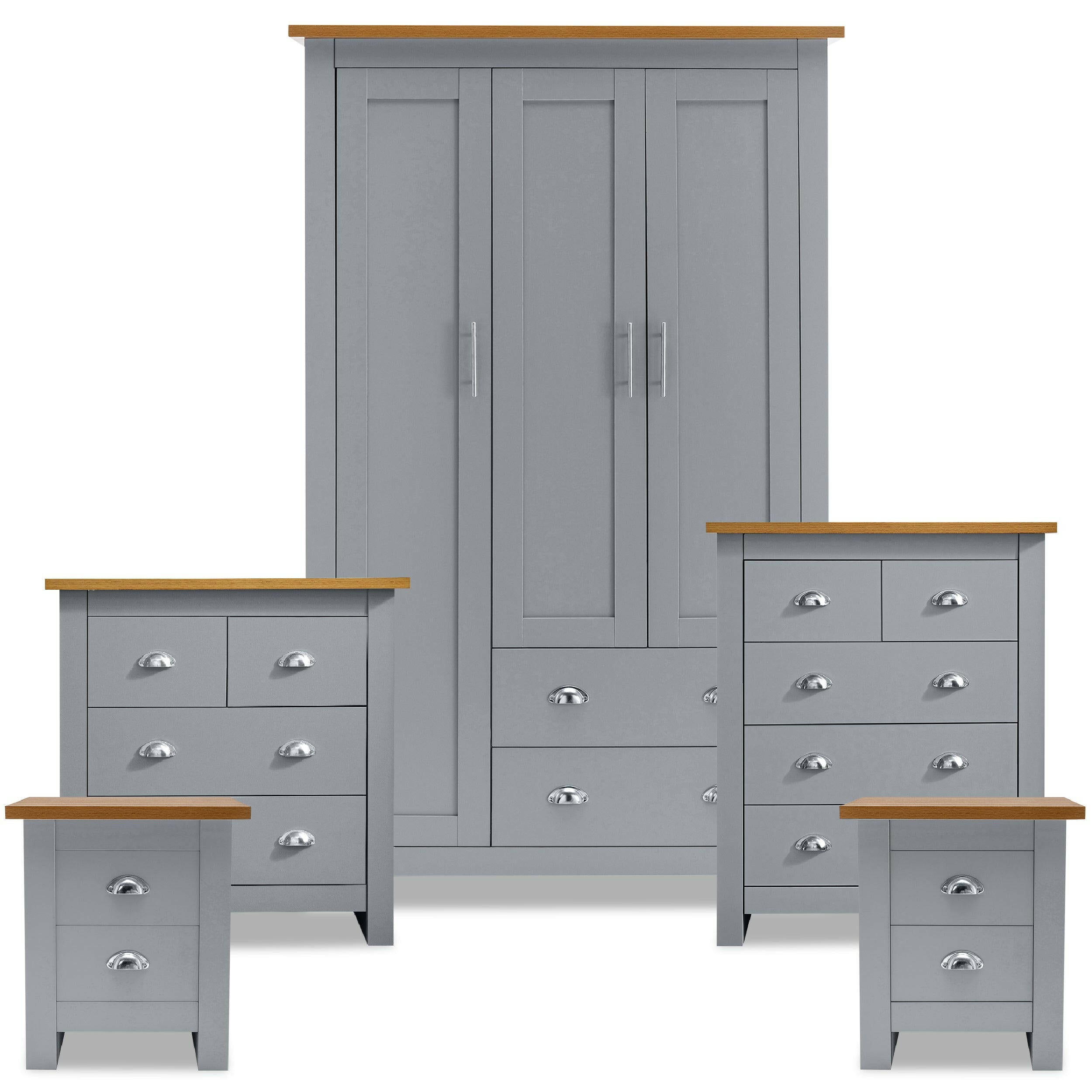 wardrobe and drawers set