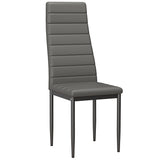 Minimalist Dining Set For 4 With Padded Chairs – Compact White Table