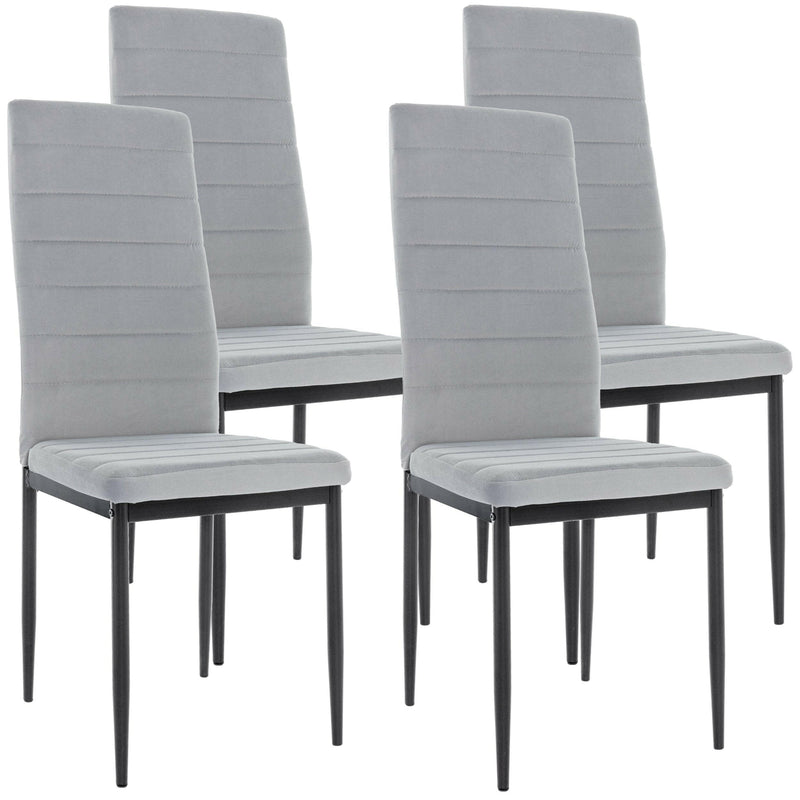 grey dining chairs