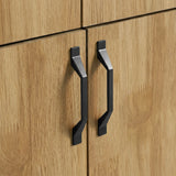 Ironmere Mango Wood Effect 3 Door Sideboard Cabinet
