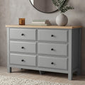 Haven Painted Large 6 Chest of Drawers - Bedroom Dresser