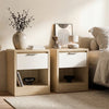 Skova 1 Drawer Bedside Table - Bedside Nightstand