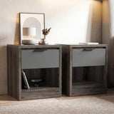 Skova 1 Drawer Bedside Table - Bedside Nightstand