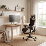 Xstriker Velvet Gaming Chair with Footrest – Wide Ergonomic Chair