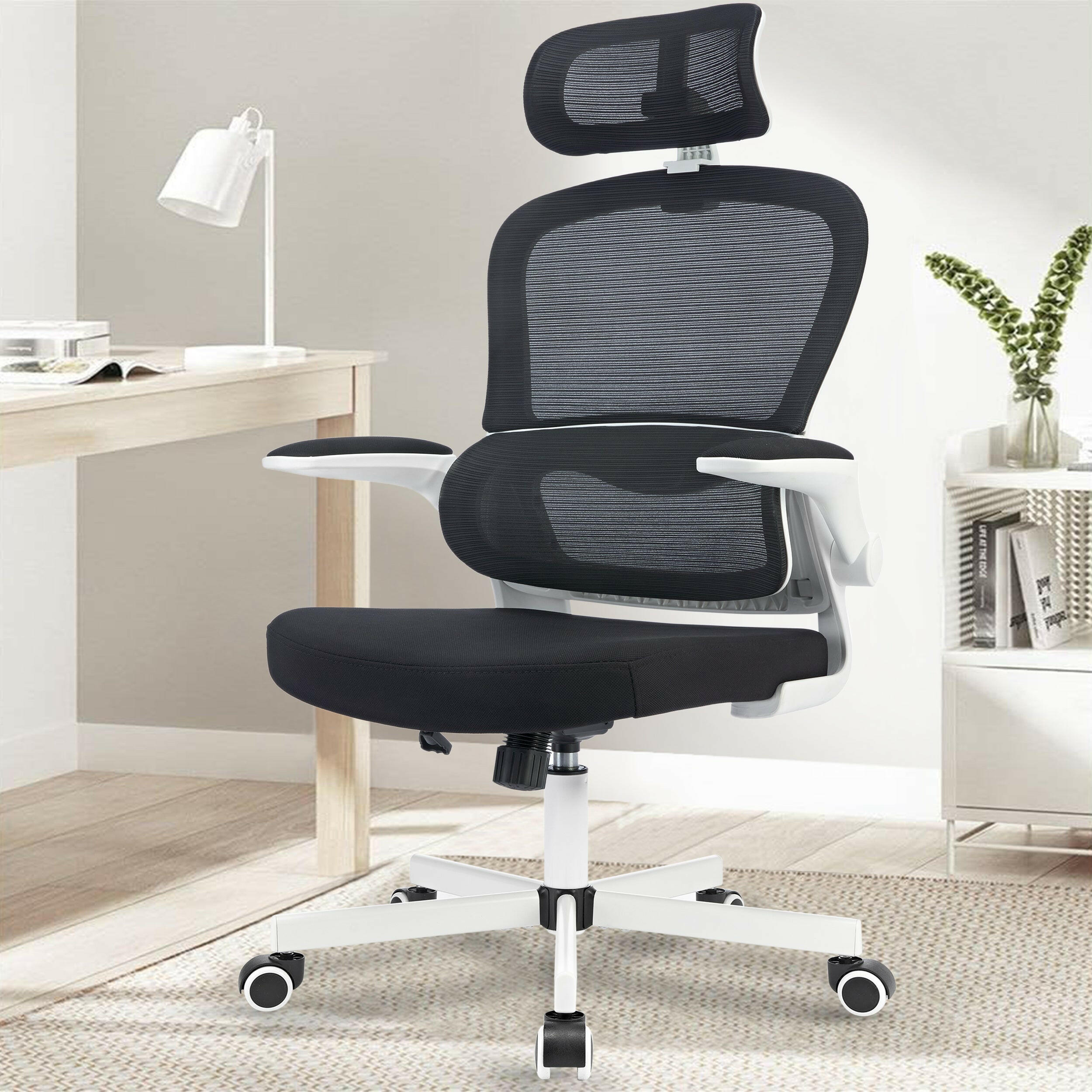 Discover Blisswood's black high back mesh office chair for ultimate support and style.