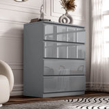High Gloss 4 Drawer Chest of Drawers - Chester Drawers