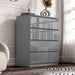 High Gloss 4 Drawer Chest of Drawers - Chester Drawers