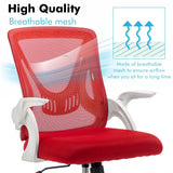 High-quality red office mesh chair for ergonomic comfort and durability.