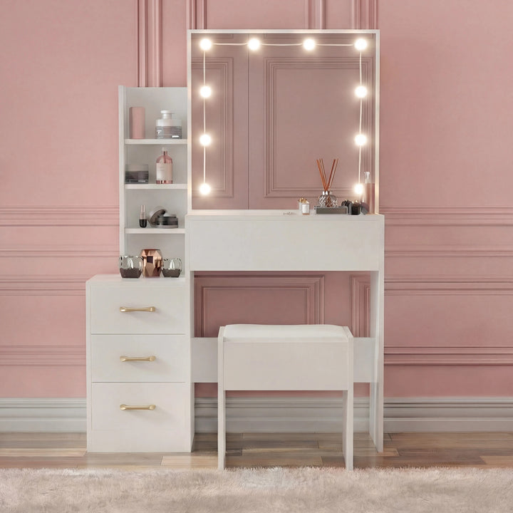 Dressing Tables With Mirror & Drawers Vanity Makeup Table Tagged "girls vanity table" Dressing Tables With Mirror & Drawers Vanity Makeup Table Tagged "girls vanity table"