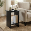 Small Round Side Table for Living Room - Sofa End Table