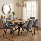Xylon 4-6 Seater Dining Table and Chairs Set
