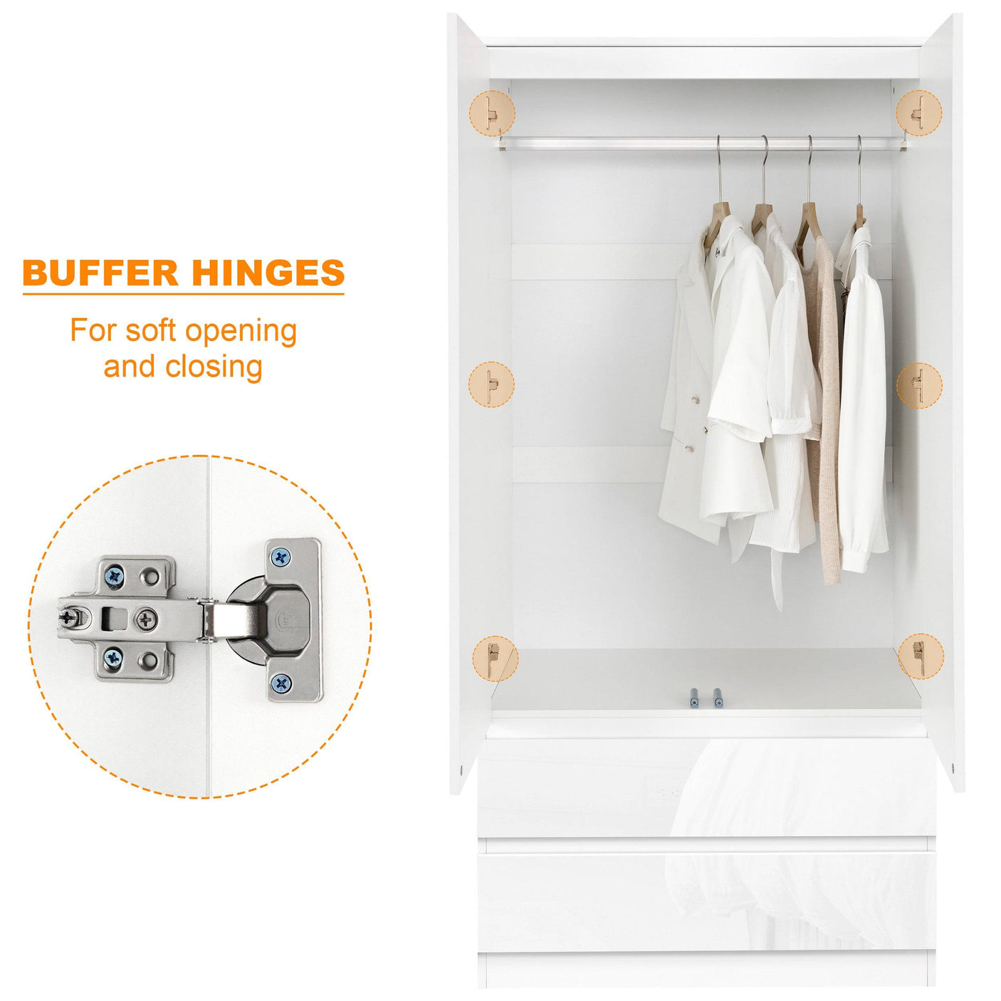 Fun and practical kids wardrobe with drawers for organized storage and easy access
