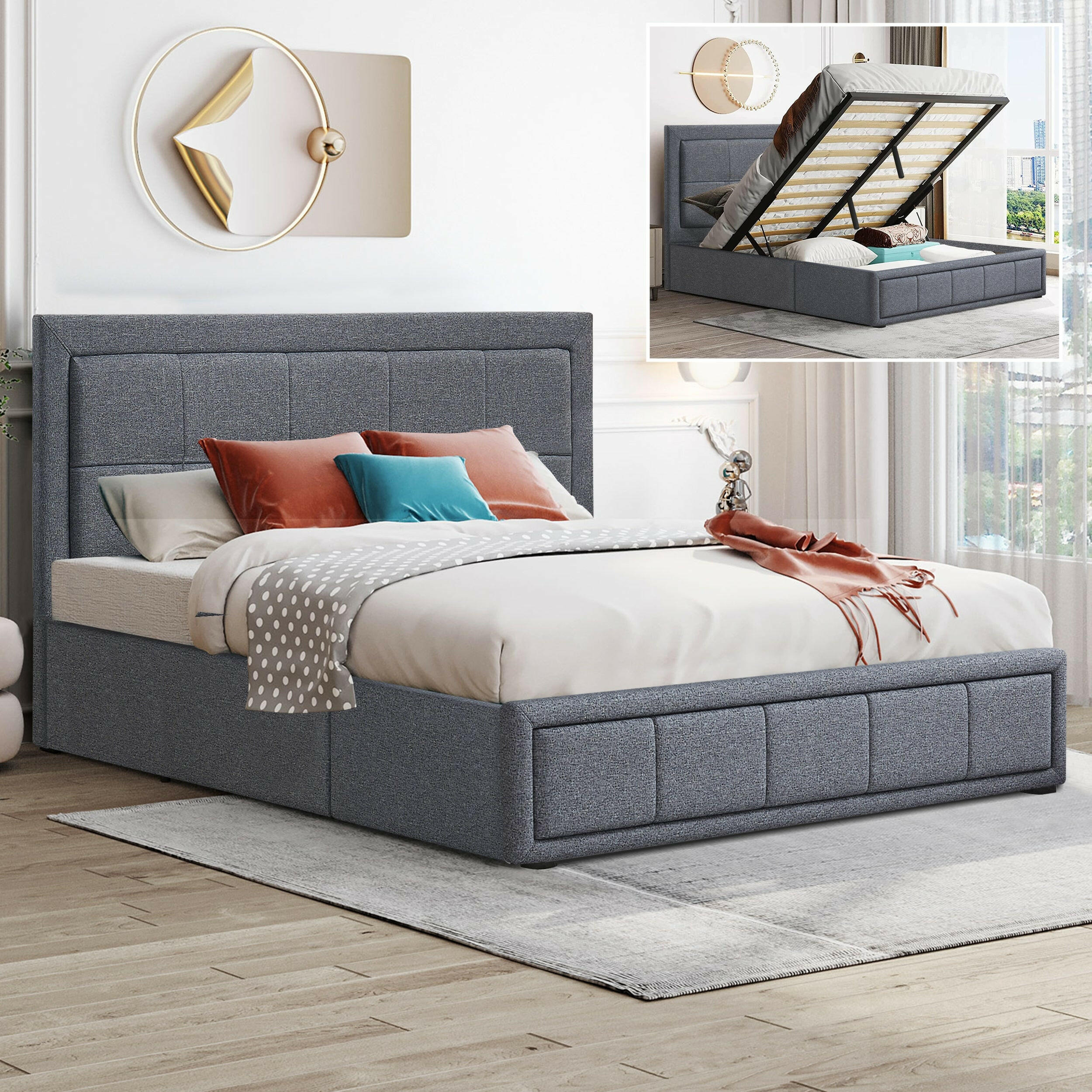 Shop our King Size Ottoman Bed Clearance for huge discounts—limited stock available!