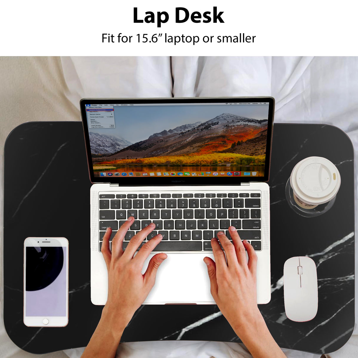 Laptop stand table, designed for ergonomic comfort and convenience, perfect for any workspace.