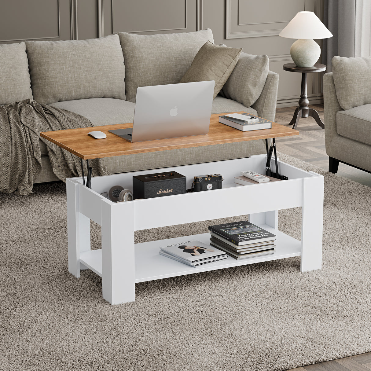 Blisswood Lift-Top Coffee Table With Storage