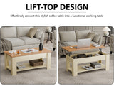 Blisswood Lift Up Modern Coffee Table with Storage