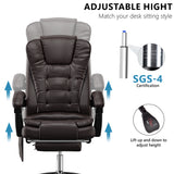 Executive Office Chair 8 Point Massage Leather Office Chair