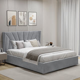 Sunrise Ottoman Storage Bed - Velvet Ottoman Bed Frame