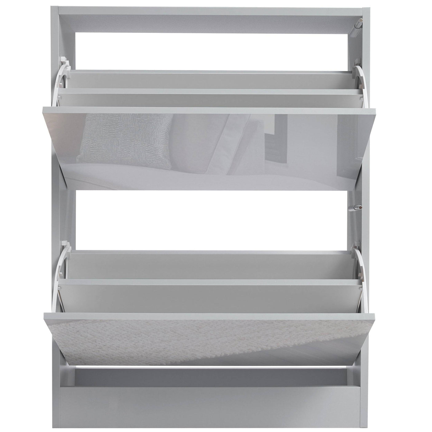Blisswood High Gloss Shoe Storage Cabinet