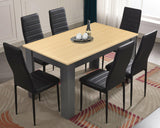 Luxury dining table and chairs set, adding elegance and style to your dining room.