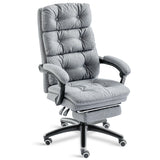 Blisswood dark grey linen office chair: the best home office chair for style & comfort