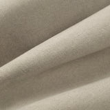 [Beige | Double] Macro close-up of soft woven upholstery fabric showing tight weave and gentle folds