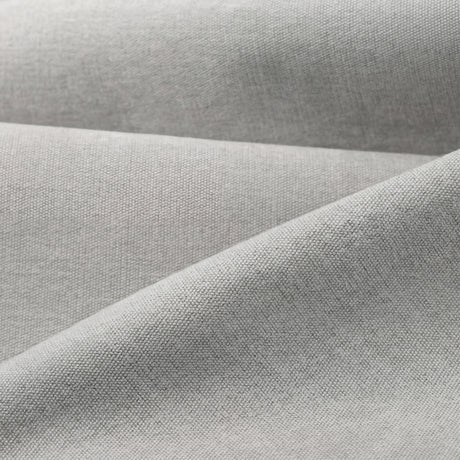 [Grey | Double] Fabric swatch with draped folds revealing linen-look weave pattern used across headboard and frame