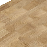 [Mango Wood Effect] Ironmere surface detail showing parquet-style grain blocks, knots, plank seams, and tabletop texture.