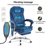 Premium massage heated office chair with backrest and armrest.