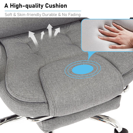 Massage pad for office chair with high-quality cushion.