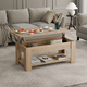 Modern coffee table designs with a wooden lift-top surface and spacious storage.