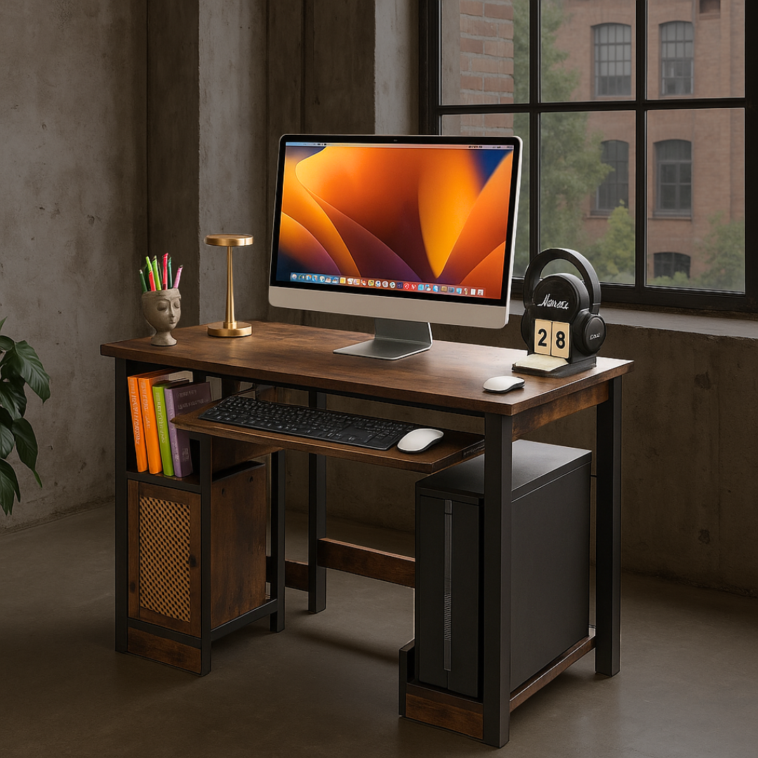 Blisswood Computer Desk With Keyboard Tray