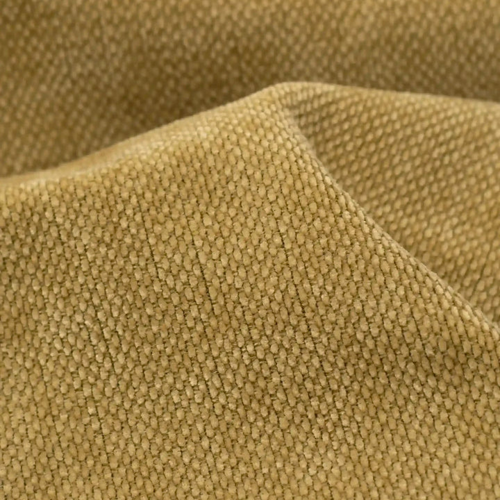 [Mustard | Set of 2] A close-up of textured woven fabric in a warm camel or tan colour, showing the detailed fabric weave and soft folds.