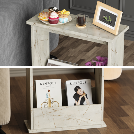 Narrow small side table – compact and stylish, ideal for tight spaces and modern decor.