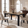 Hartley Industrial Extendable Dining Table | 4-6 and 6-8 Seater