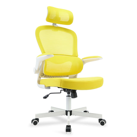 Shop Blisswood's office chair yellow collection for comfort and style at your desk.