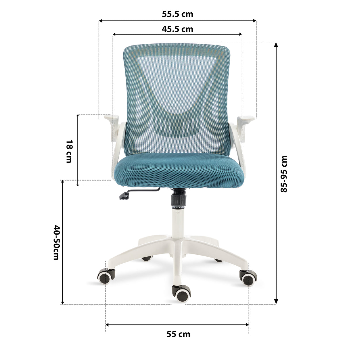 Office chairs mesh design for breathable comfort and ergonomic support.