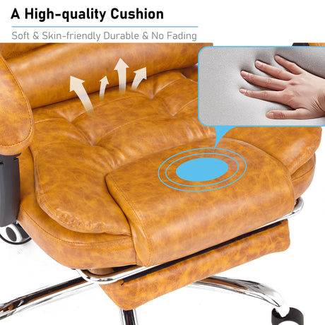 Office recliner massage chair with high quality cushion.