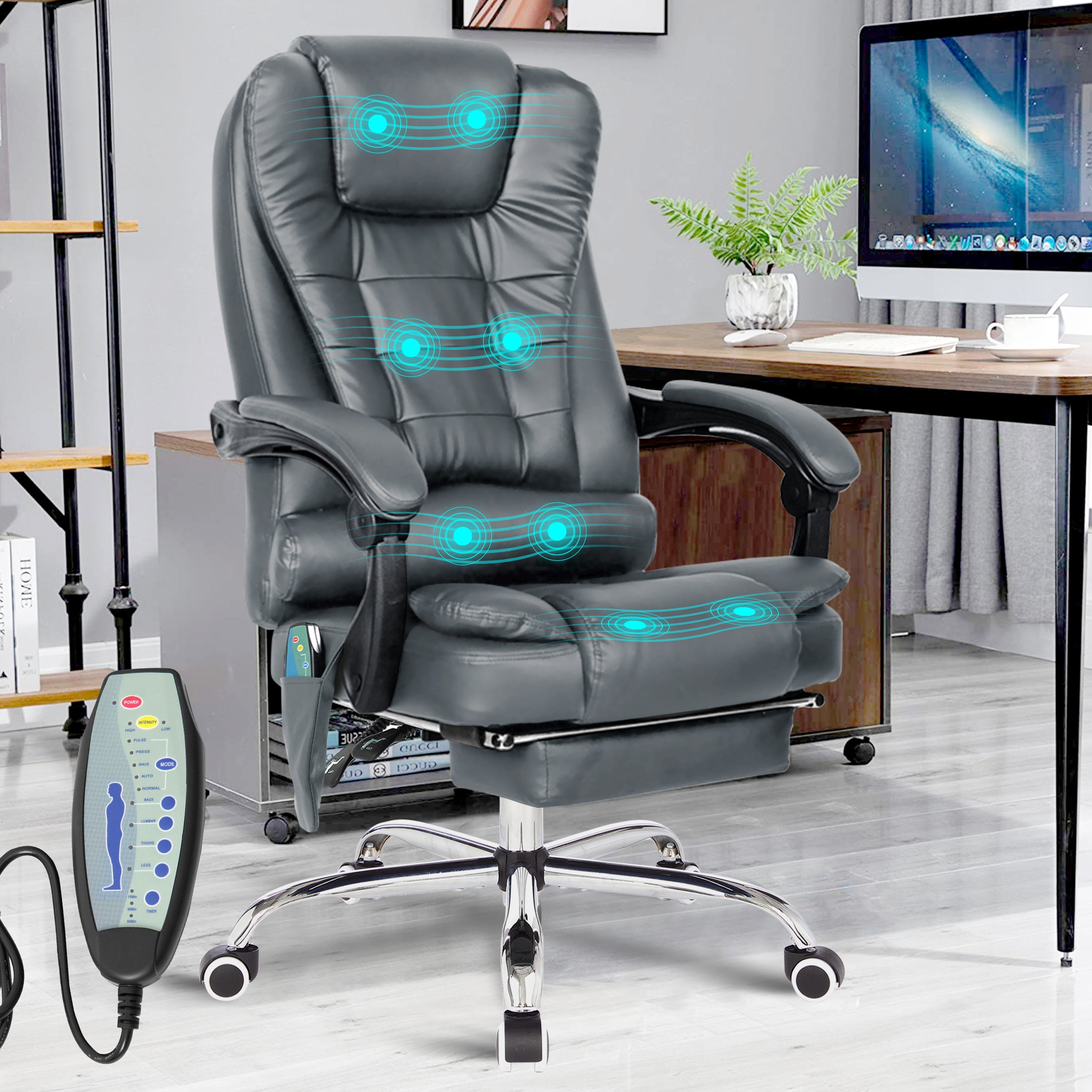 Blisswood Office Massage Chairs Ergonomic Computer Gaming Desk Chair