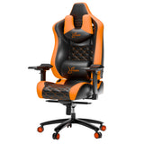 Orange and black gaming chair with 'X-Prime' branding on a white background
