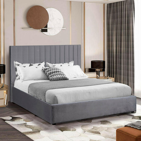 King size ottoman bed frame with built-in storage for a clutter-free bedroom